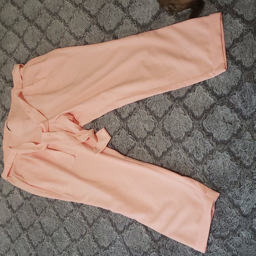 Lightweight pink dress pants